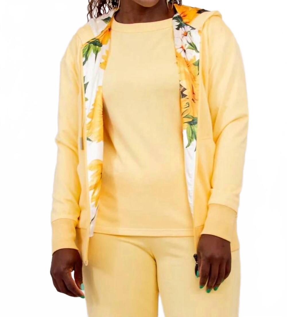 NEW BLUE SKY CLOTHING CO sky hoodie in yellow